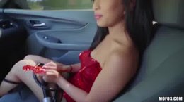 Stranded Teens - Asian teen has car sex