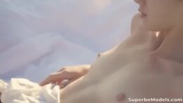 SUPERBE Innocent Hot Teen Shows Off Her Nubile Naked Body