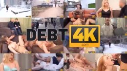 DEBT4k&period; Sex is an unexpected gift that the debtor receives for Christmas