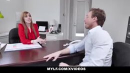MYLF - Beautiful Milf Boss (Lauren Phillips) Gets Fucked Aggressively By Lean Stud