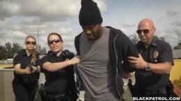 Black suspect caught on rooftop