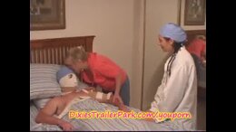 Mom catches female MILF DOC doing her son!