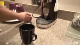 Stepson cums to her Mom's tea cup!