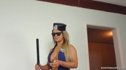 Officer Sonia Interrogation Handjob